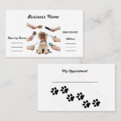 Carte de visite de la culture du chien (Devant / Derrière)