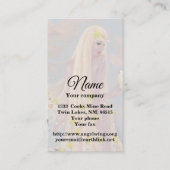 Carte de visite de la déesse de printemps (Devant)