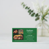Carte de visite de la Deli Italienne (Debout devant)