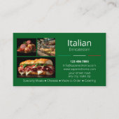 Carte de visite de la Deli Italienne (Devant)