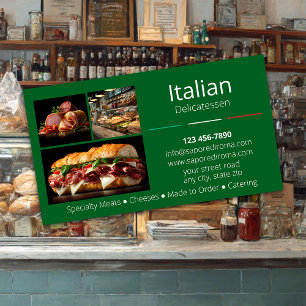 Carte de visite de la Deli Italienne