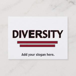 Carte de visite de la diversité