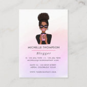 Carte de visite de la femme du chef (Dos)