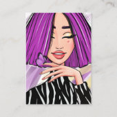 Carte de visite de la femme du chef (Devant)