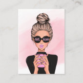 Carte de visite de la femme du chef (Devant)