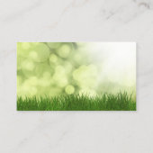 Carte de visite de la ferme de la pelouse de Turf (Dos)