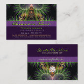 Carte de visite de la forêt du temple fractal (Devant / Derrière)