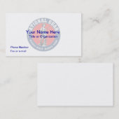 Carte de visite de la Garde nationale (Devant / Derrière)