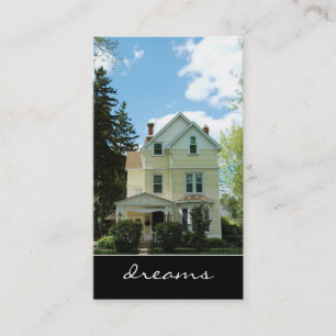 Carte de visite de la grande maison immobilière ja