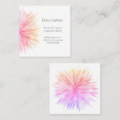 Carte de visite de la lampe de poche couleur vive (Devant / Derrière)