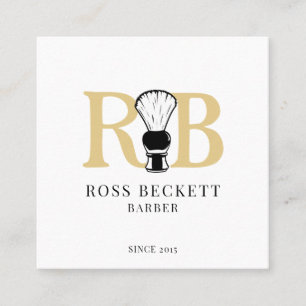 Carte de visite de la liste de cheveux du logo Bar