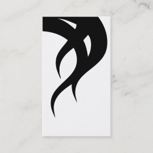 Carte de visite de la liste de cheveux moderne