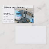 Carte de visite de la livraison de cargaison (Devant / Derrière)