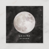 Carte de visite de la lune (Devant)