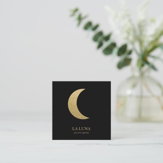 Carte de visite de la lune (Debout devant)