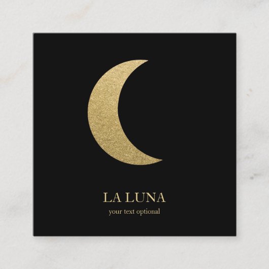 Carte de visite de la lune (Devant)