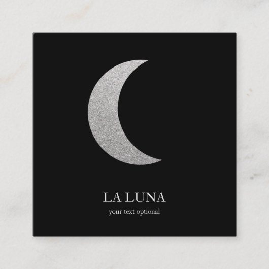 Carte de visite de la lune (Devant)