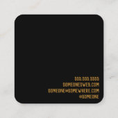 Carte de visite de la lune magique (Dos)