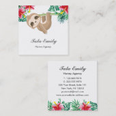 Carte de visite de la machine à sous Baby Services (Devant / Derrière)