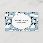 Carte de visite de la marche des chiens (Devant)