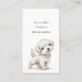 Carte de visite de la marche des chiens (Devant)