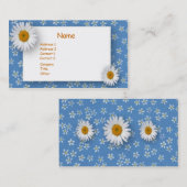 Carte de visite de la marguerite (Devant / Derrière)