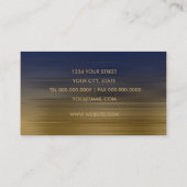 Carte de visite de la marine et de la bande d'or (Dos)