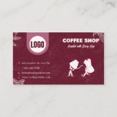 Carte de visite de la Maroon Coffee Shop (Devant)