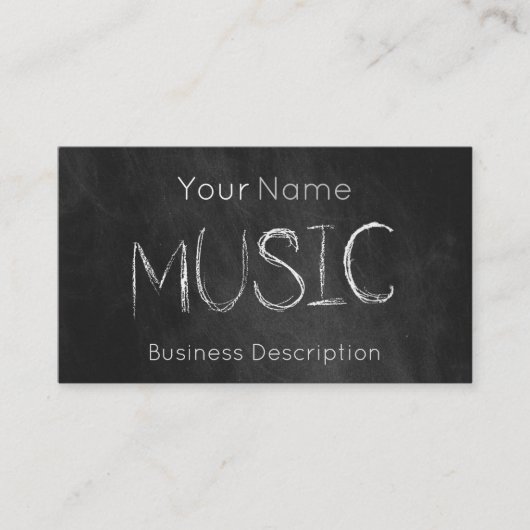 Carte de visite de la matière scolaire (Devant)