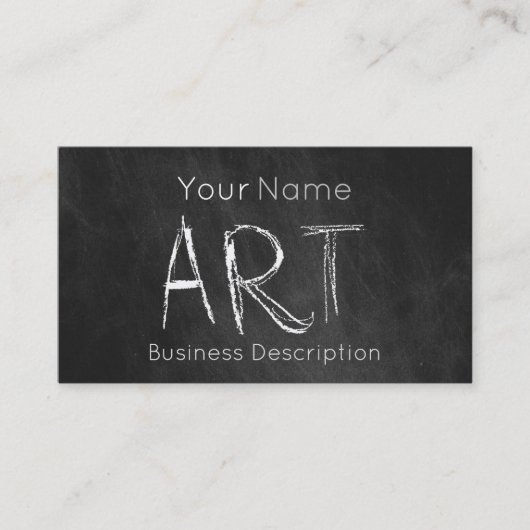 Carte de visite de la matière scolaire (Devant)