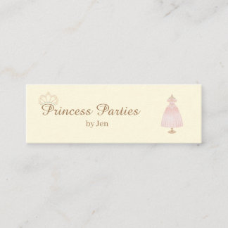 Carte de visite de la Mini Princess