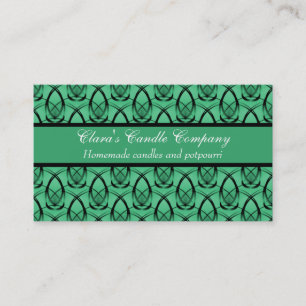 Carte de visite de la mode, Sage Green