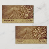 Carte de visite de la nature des papillons Sepia (Devant / Derrière)