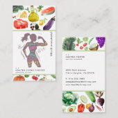 Carte de visite de la nutrition (Devant / Derrière)