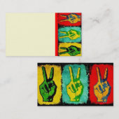 Carte de visite de la paix (Devant / Derrière)