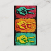 Carte de visite de la paix (Dos)