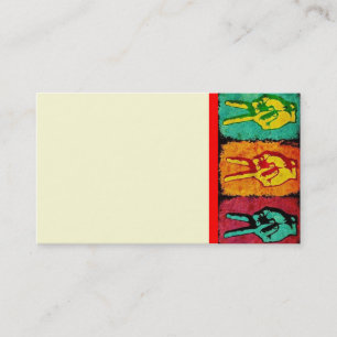 Carte de visite de la paix