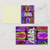 Carte de visite de la paix (Devant / Derrière)