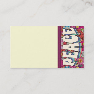 Carte de visite de la paix