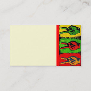 Carte de visite de la paix