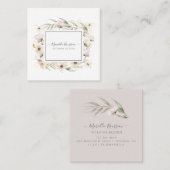 Carte de visite de la Parties scintillant d'or fle (Devant / Derrière)