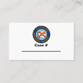 Carte de visite de la patrouille routière FHP Flor (Dos)