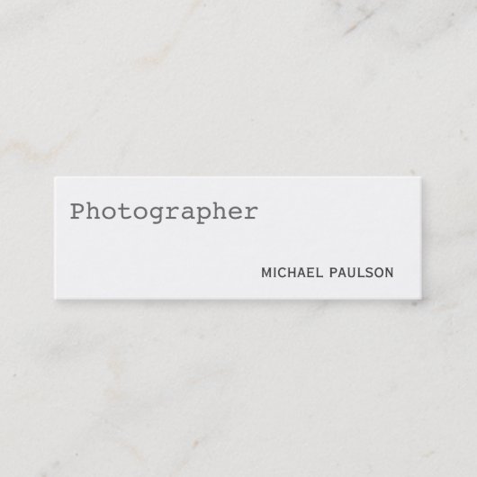 Carte de visite de la photographie blanche pâle (Devant)