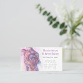 Carte de visite de la physiothérapie et des blessu (Debout devant)