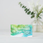 Carte de visite de la physiothérapie et des blessu (Debout devant)