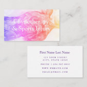 Carte de visite de la physiothérapie et des blessu (Devant / Derrière)