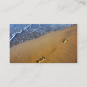 Carte de visite de la plage (Dos)