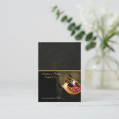 Carte de visite de la plaque de Mascarade vénitien (Debout devant)