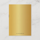 Carte de visite de la plaque de Mascarade vénitien (Dos)