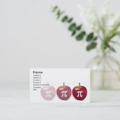 carte de visite de la pomme pi (Debout devant)